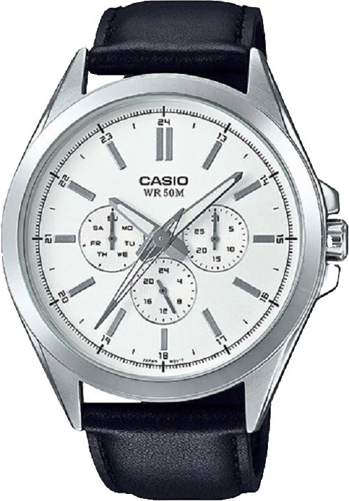 Casio Classic Stainless Steel Silver Case Wristwatches