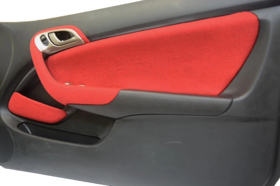 Front Door Handle Tweed Cover for Acura RSX 02-06 Red — 第 2/4 张图片