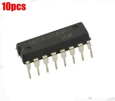 10Pcs 74LS145 DIP16 DIP-16 Hitachi Bcd-To-Decimal Decoders/Driver Dip pk