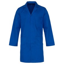 UNISEX DOCTORS COAT MEDICAL LAB HYGIENE FOOD INDUSTRY LABORATORY NURSING OVERALL