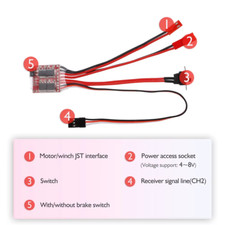 30A Brushed ESC Speed Controller for RC Models