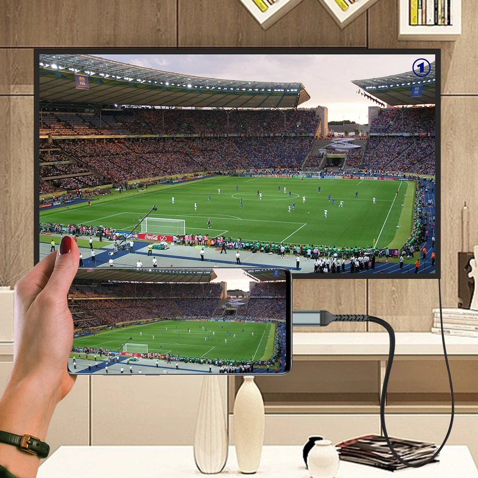 Cellet 4K/60Hz Premium Aluminum USB-C (Source) to HDMI (Display) Cable - 6-Feet - Image 2 of 4