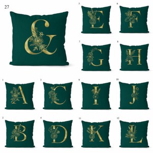 dark green pillowcase