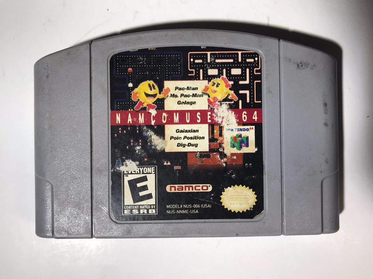 Namco Museum 64 for Nintendo N64 Authentic Cartridge Only Ms. Pac