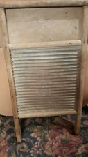Primitive Wood/Tin Washboard
