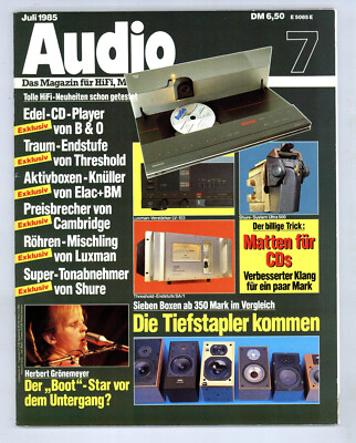 Audio 1985-7 Luxman LV-103, Dual CST 100, Elac/Axiom EL 10, lnfinity RS-10B