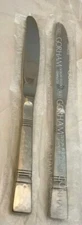 Gorham Baluster Design Studio 18/8 Japan 2 dinner knives - 9 1/8 inches unused 