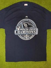 2008 Tampa Bay Rays - AL Champions - Double Sided - Vintage MLB Tee XL 