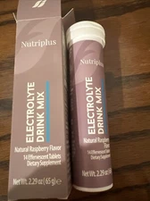 FARMASi NUTRIPLUS ELECTROLYTE DRINK MIX RASPBERRY FLAVOR 14 TABLETS
