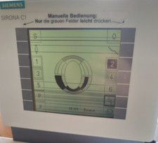 SIEMENS Sirona C1+ Bedienpanel Panel Display Glas Bedienteil Tastenelement