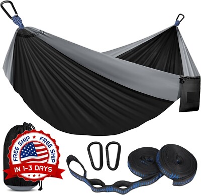 Hamaca Para Acampar De Y Senderismo Individual Al Aire Libre Para Camper NEW US