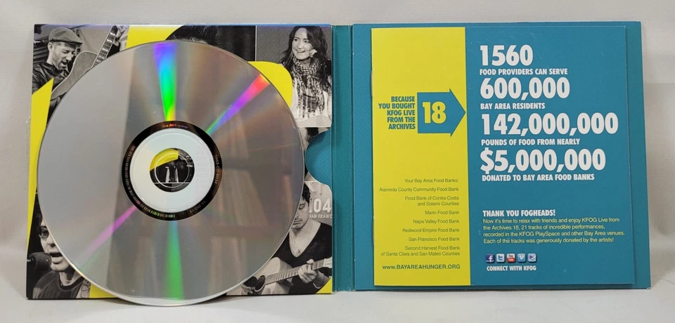 Various - KFOG Live From the Archives 18 [2011 Compilation] [Used HDCD] - Image 3 of 4