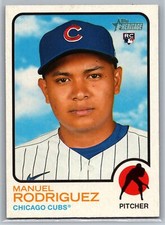 2022 Topps Heritage  Baseball #291 Manuel Rodriguez  RC Chicago Cubs