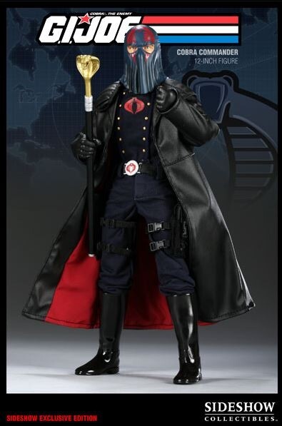 Sideshow Collectibles G.I. Joe Cobra Commander Enemy Leader 1/6