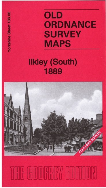 Ilkley (South) 1889 Coloured Edition  Yorkshire Sheet 186.02 by Alan Godfrey