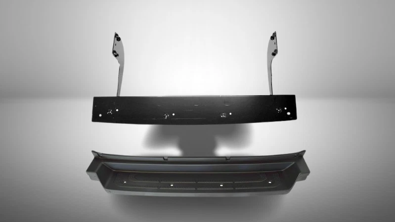 VW Crafter 2017-Onwards Rear Step Metal Bracket & Step Bumper Plastic Holes Set