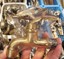 Robinet Vintage En Laiton Pour Lavabo/évier, Modèle Dauphin, Avec Raccords Et Valve, Neuf