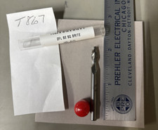 1 NEW HTC 11/64" DIAMETER CARBIDE ENDMILL 120-2171. 2 FL SQ. 9/16" LOC T867