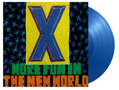 X - More Fun In The New World 2023 Niederländisch 180 Gramm Blau Vinyl LP Neu