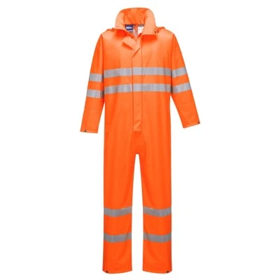 PORTWEST Sealtex Ultra Waterproof Hi Vis Rain Coverall | Orange & Yellow S-3XL