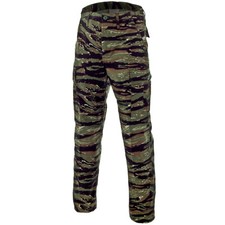 Classic Vietnam BDU Combat Trousers Mens Cargo Pants Ripstop Tiger Stripe Camo