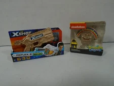 ZURU 5 SURPRISE MINI BRANDS TOY SERIES--SPONGEBOB & XSHOT REFLUX 6 (NEW)
