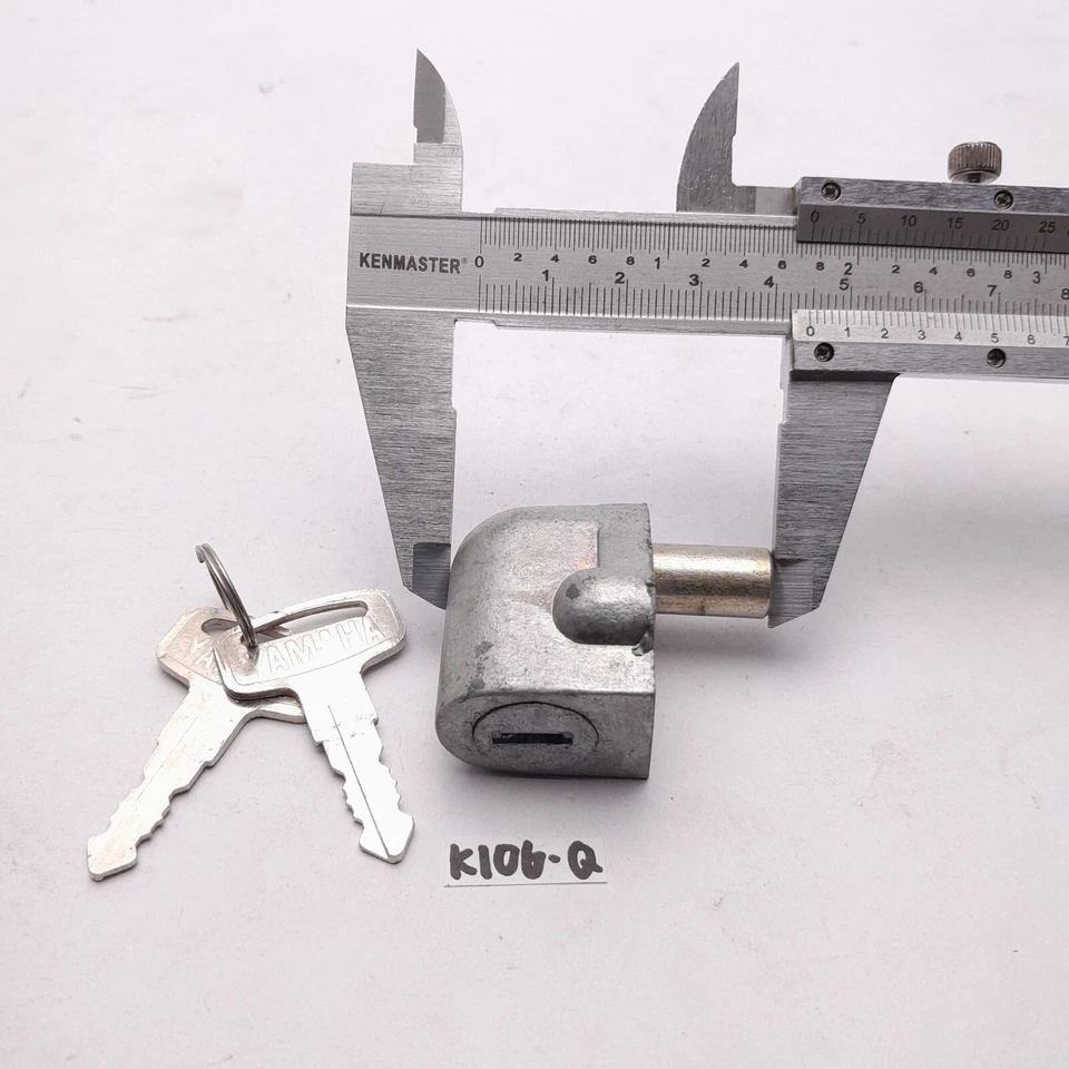 Yamaha YL2 L2G L2SN YA6 YG5 G7S HS1 L5T LS2 YB100 LB50 LB80 RS Steering Lock NOS - Imagem 4 de 4