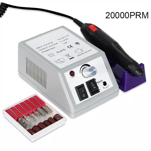 Taladro de uñas eléctrico máquina pulidora uñas arte manicura set cortador pedicura kit - Imagen 31 de 60