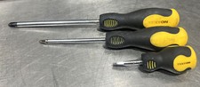 Tektron Hand Screwdrivers 3 Pc. Used Surplus
