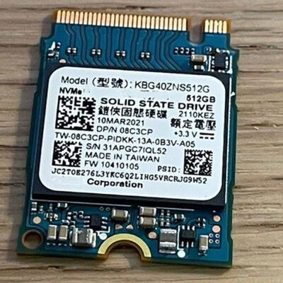 ベルミス For 512GB NVMe PCIe M.2 2230 SSD 30mm Half Size KBG40ZNS512G | eBay