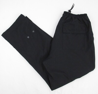 Footjoy Dryjoys Golf Pull-On Rain Waterproof Pants Black Mens