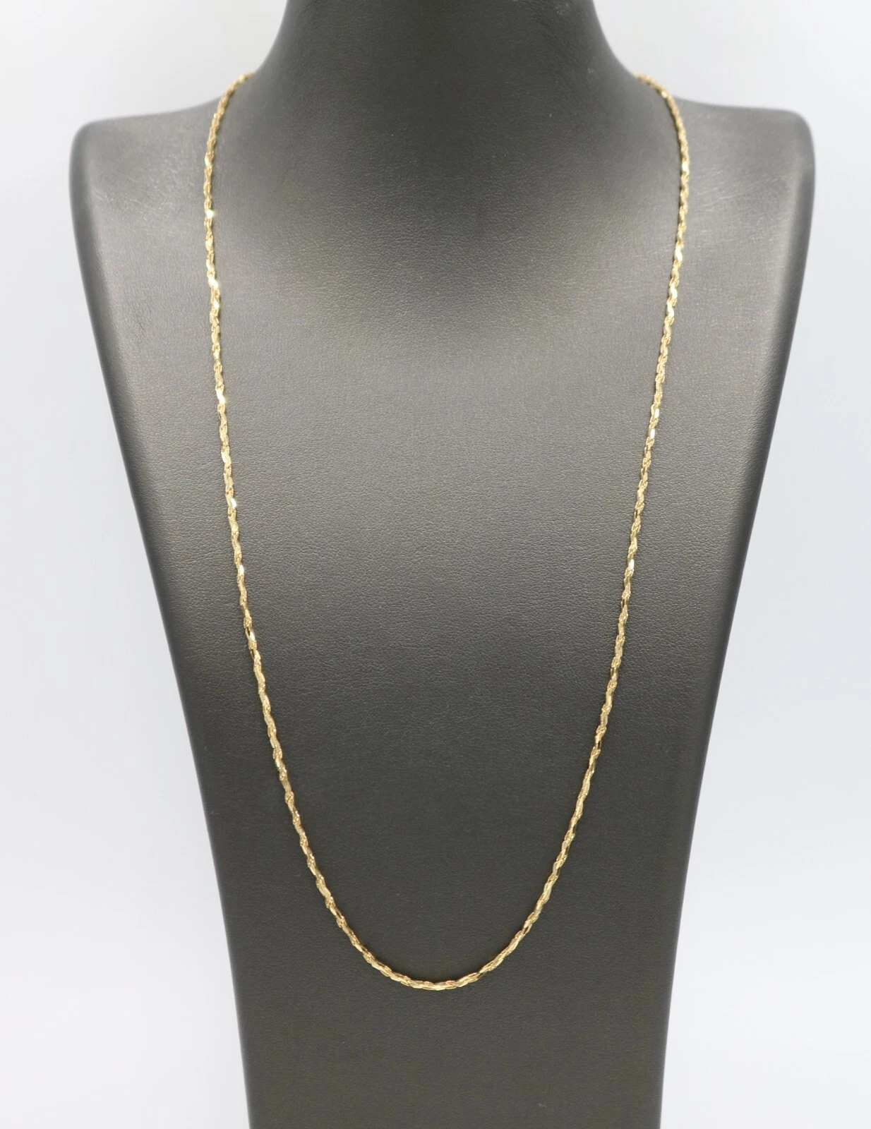 UnoAErre 18K Yellow Gold 2mm S-Link Necklace Chain 20