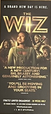DER WIZ - NEUER BROADWAY MUSIKIKTHEATER FLYER - DEBORAH COX-WAYNE BRADY