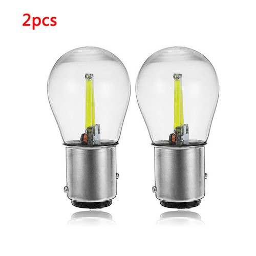 2PCS White 12V 1157 BA15D COB LED Car Reverse Backup Tail Brake Light Bulb Lamp - Picture 4 of 12