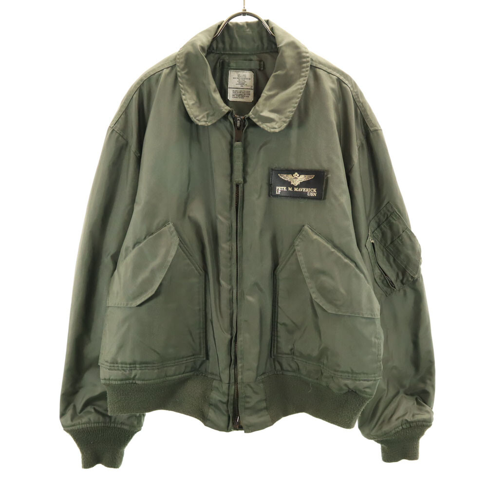 US AIR FORCE 90s Old Scoville Zip Alpha CWU-45/P Flight US AIR FORCE 90s Old Scoville Zip Alpha CWU-45/P Flight