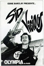 SID VICIOUS / SEX PISTOLS 'Olympia de Paris' RARE Concert Poster 30"x20" reprint