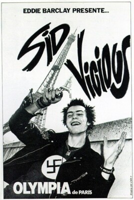 SID VICIOUS / SEX PISTOLS 'Olympia de Paris' RARE Concert Poster
