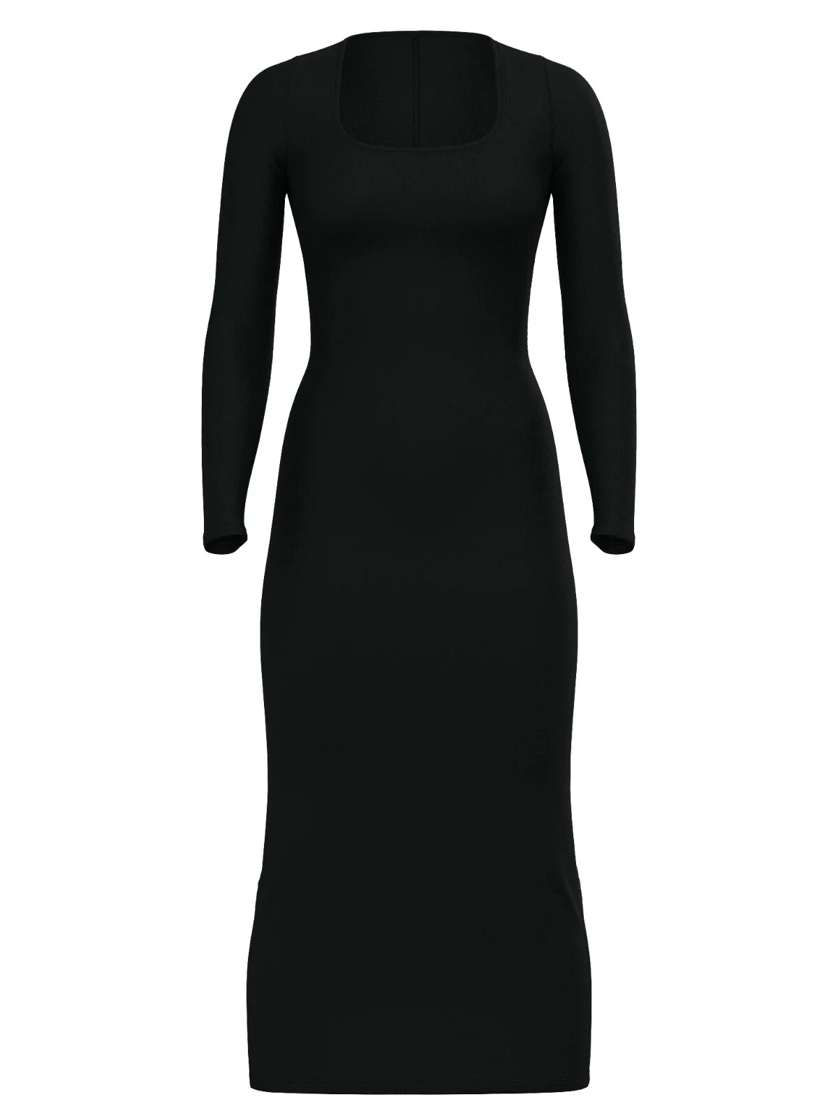 UNDERCOVER Abito Victoria's Secret nero a costine modal manica lunga slip Taglia ⇒ XL