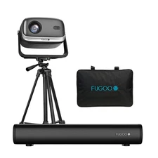 Fugoo Movie Theater Projector  Bundle - FPJ1080PS NEW Open Box