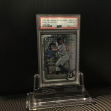 2022 Bowman Chrome Mega Box Fidel Montero Rookie PSA 10 Yankees RC 1st