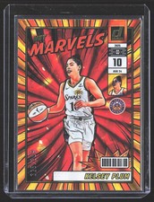 2025 Donruss WNBA #3 Kelsey Plum Net Marvels Orange Laser #/399
