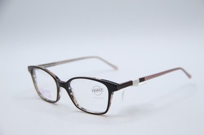 NEW LAFONT ISSY&LA ELLA 5081 BROWN PINK AUTHENTIC DESIGNER EYEGLASSES 49-16