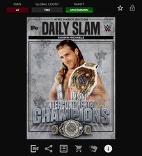 DIGITAL Topps WWE Slam 21 DAILY SLAM March Champions Silver - SHAWN MICHAELS