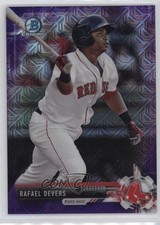 2017 Bowman Chrome Prospects Mega Box Purple Refractor 29/250 Rafael Devers 0r4
