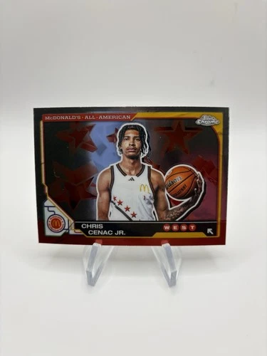 2025 Topps Chrome Mcdonald's All American Chris Cenac Jr. #49 Rookie RC Houston