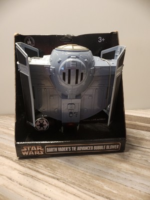 Disney Parks Star Wars Darth Vader Tie Fighter Advanced Bubble Blower NIB