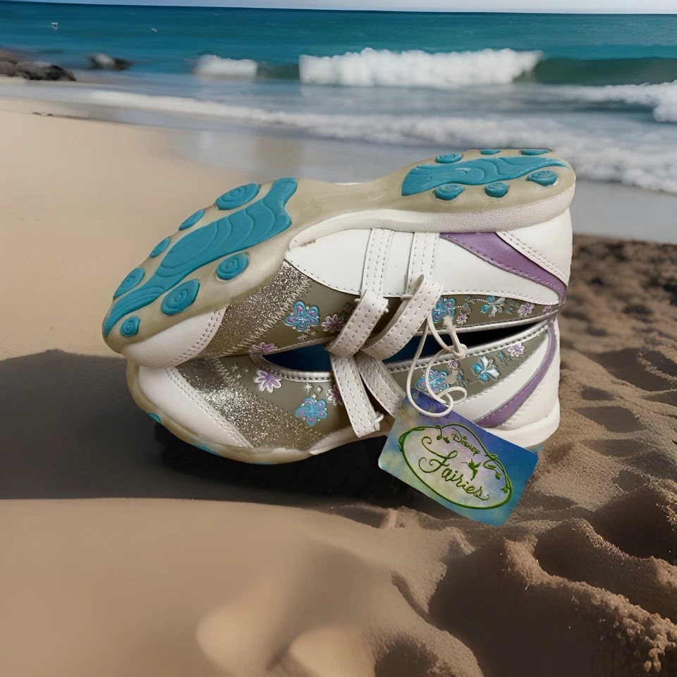Disney Tinker Bell Hada Disfraz Zapatos Princesa Niñas Peter Pan Talla 3 Mary Janes Foto 4 de 4