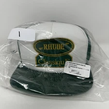 Rhude Hat Cap Snap Back One Size Trucker Mesh Patch Classique Mens