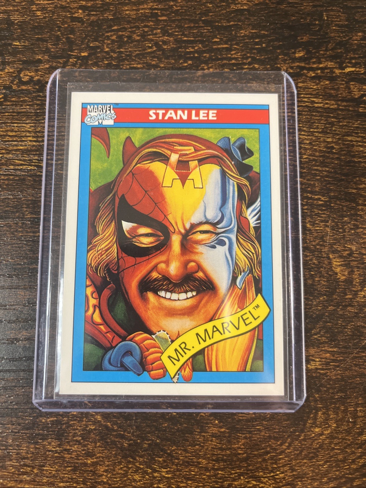 Stan Lee Mr Marvel Super Heroes Marvel Universe 1990 #161 Impel Card
