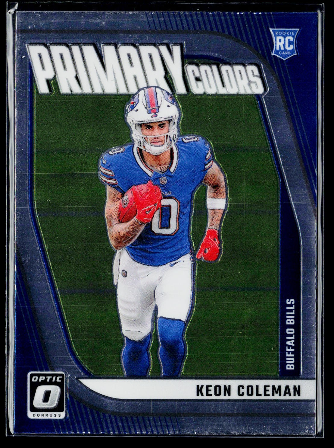 2024 Donruss Optic #10 Keon Coleman Buffalo Bills Rookie Primary Colors